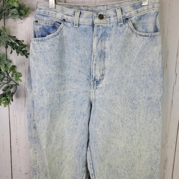 Vintage Gitano light blue bleach washed jeans - Picture 6 of 10